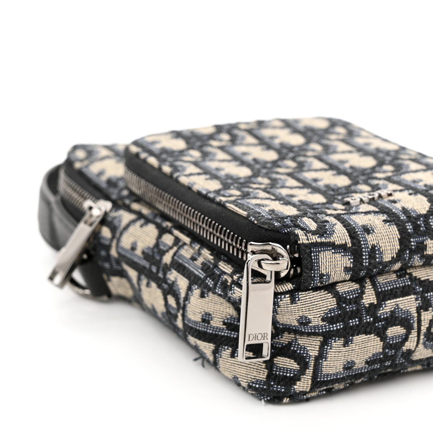 Oblique Crossbody Bag Blue
