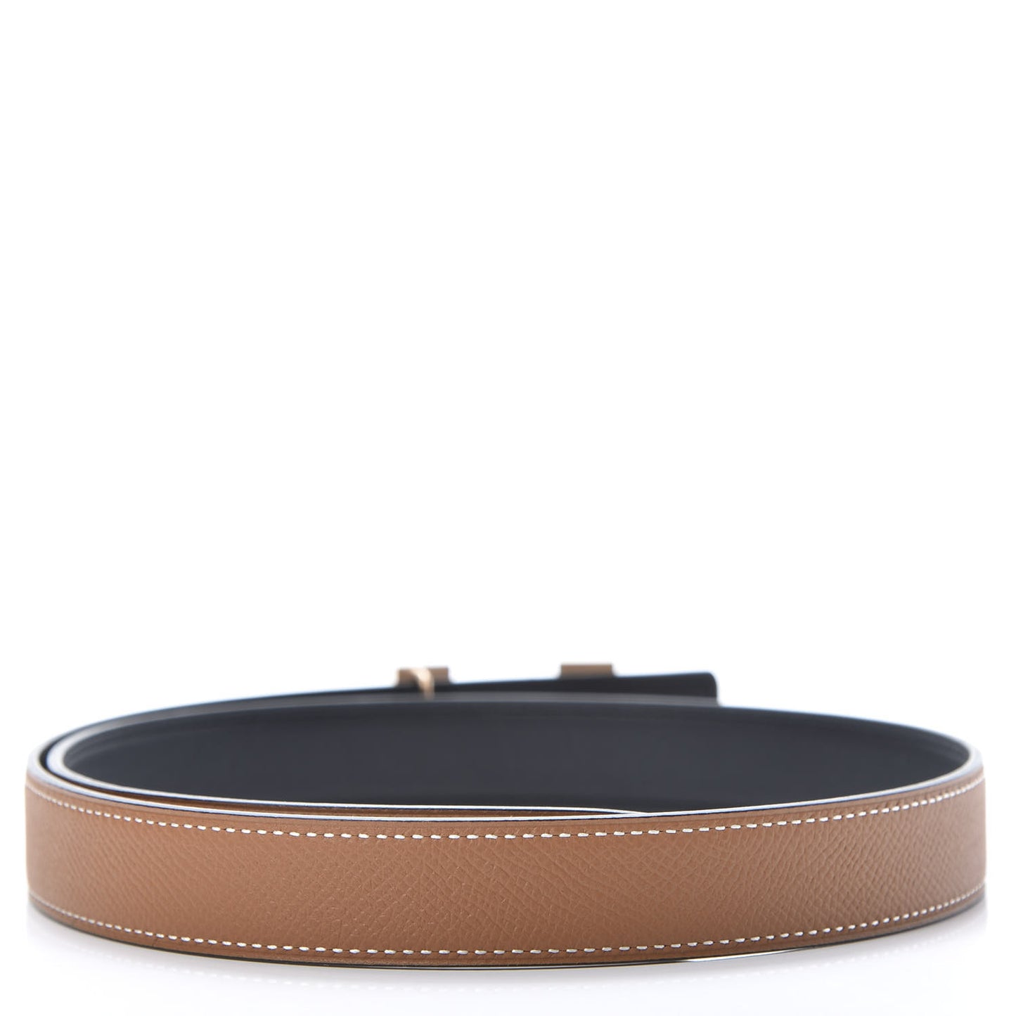 Swift Epsom 24mm Constance H Belt 75 Black Gold