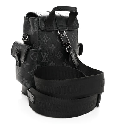 Louis Vuitton Monogram Eclipse Nano Christopher Backpack Black 3 of 9
