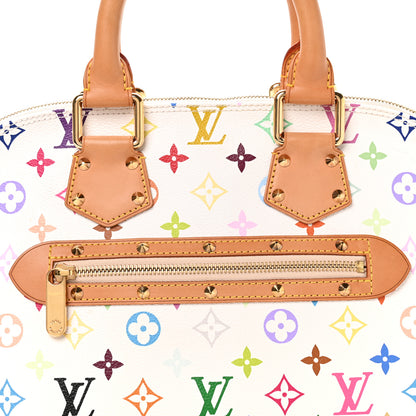Louis Vuitton Monogram Multicolor Alma White 8 of 10