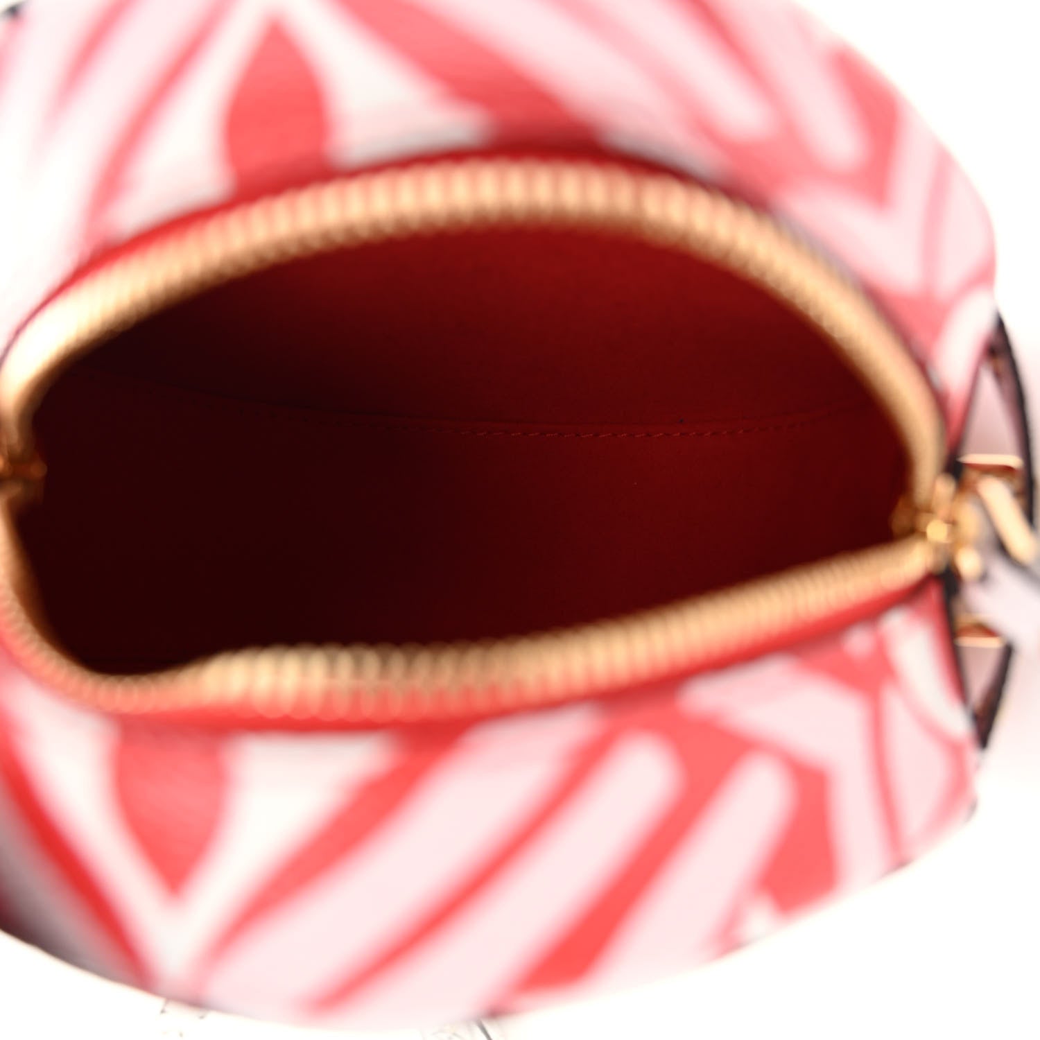 Louis Vuitton Monogram Giant Crafty Boite Chapeau Souple PM Rouge Rose Creme 5 of 9