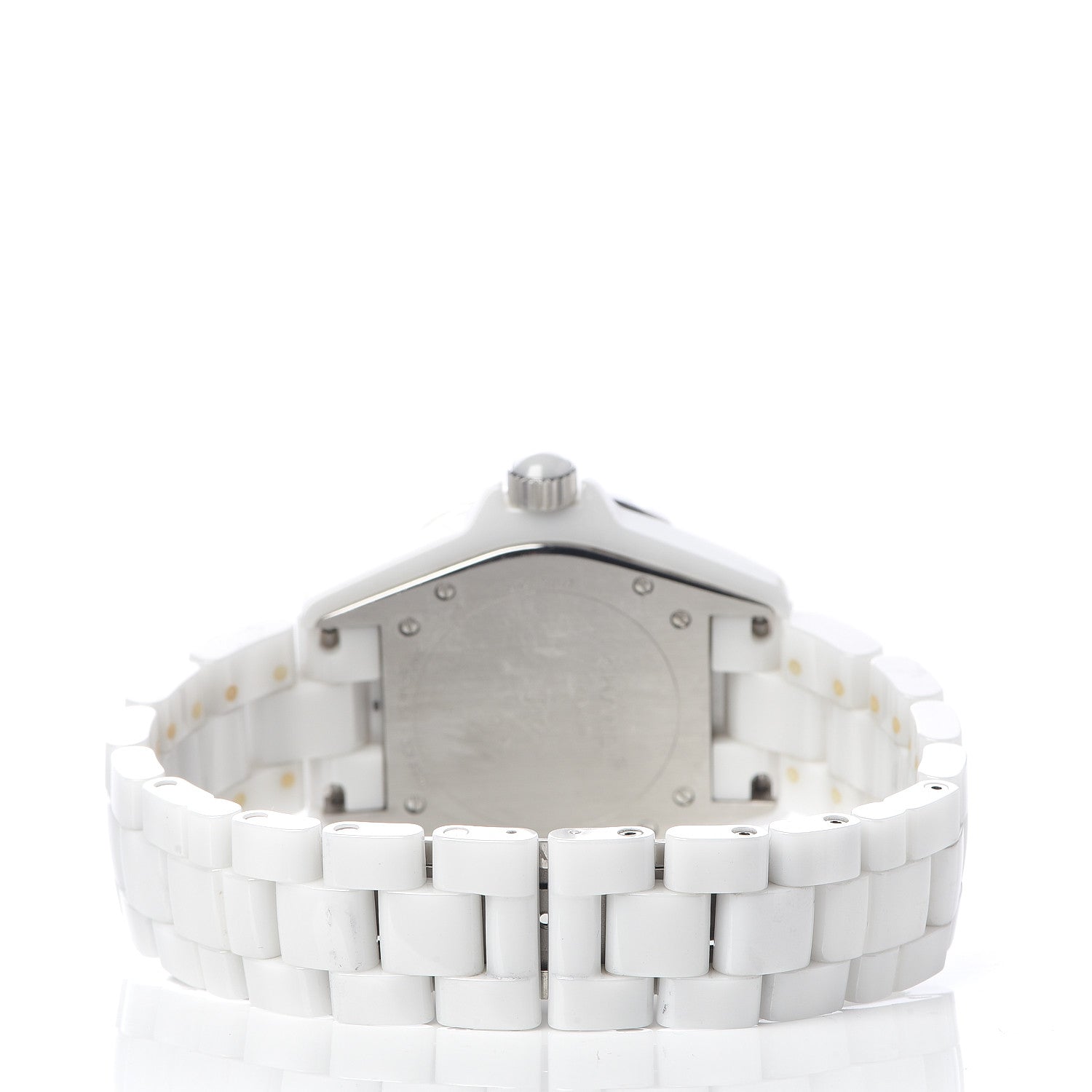 Chanel Stainless Steel Ceramic 38mm J12 Automatic Watch White 6 of 8