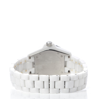 Chanel Stainless Steel Ceramic 38mm J12 Automatic Watch White 6 of 8