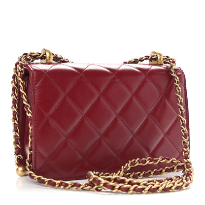 Chanel Calfskin Quilted Mini Perfect Fit Flap Burgundy 3 of 10
