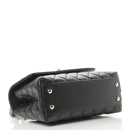 Chanel Caviar Quilted Mini Coco Handle Flap Black 4 of 11