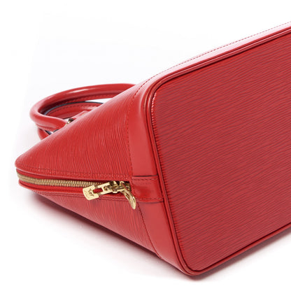 Louis Vuitton Epi Alma PM Castillan Red 6 of 10