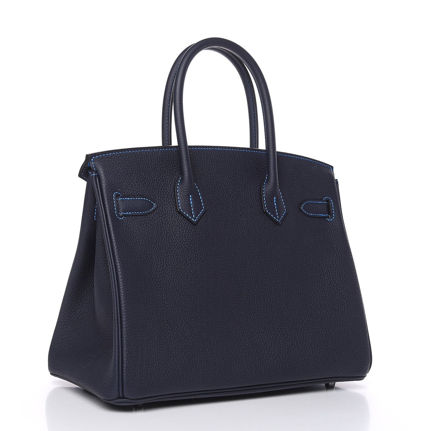 Togo Horseshoe Birkin 30 Bleu Nuit Bleu Hydra