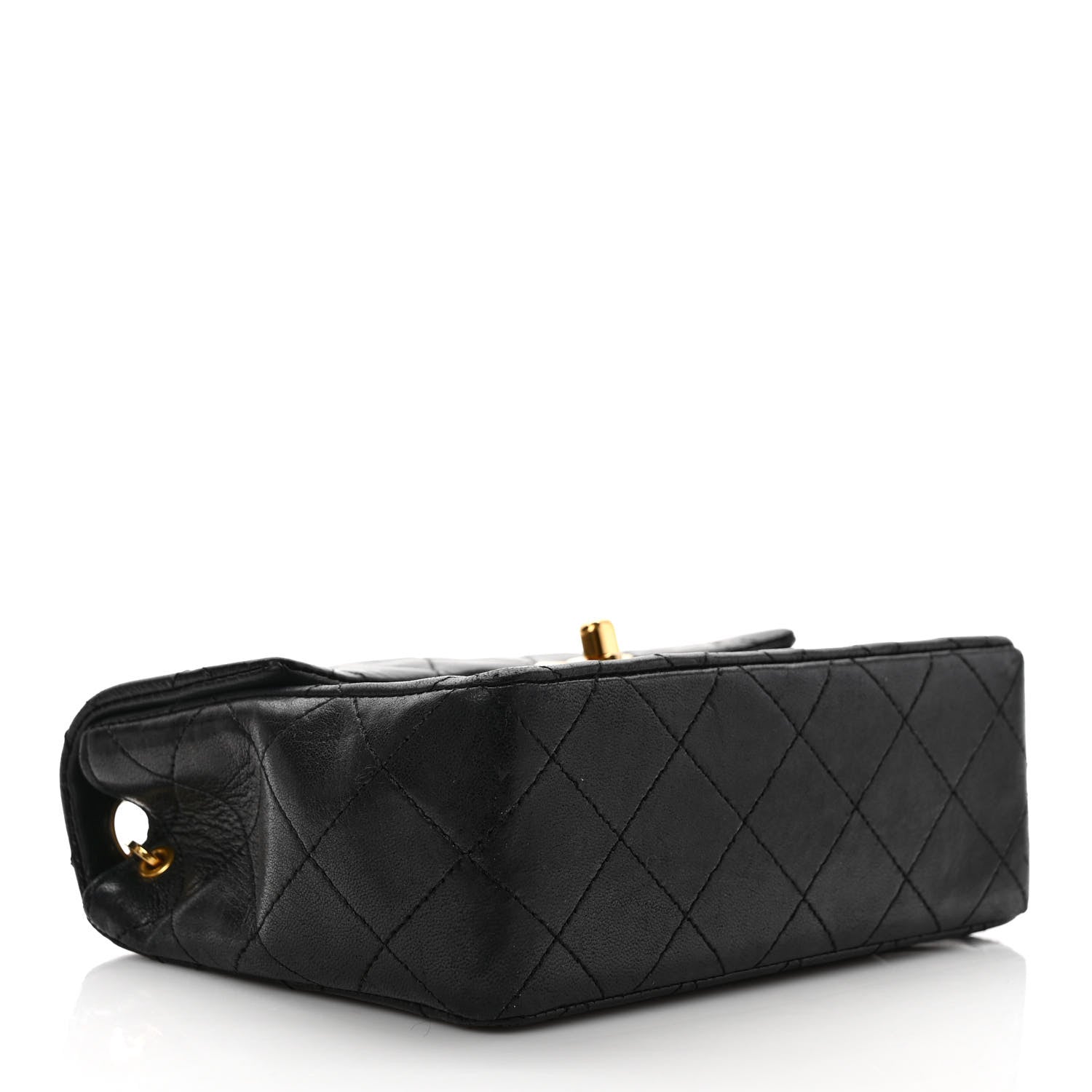 Chanel Lambskin Quilted Mini Square Flap Black 3 of 8