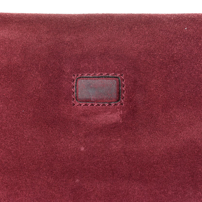 Fendi Pequin Vitello Magnetic Top Satchel Tobacco Amarena 12 of 19