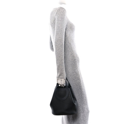 Hermes Taurillon Clemence Swift In-The-Loop 23 Bag Black 2 of 10