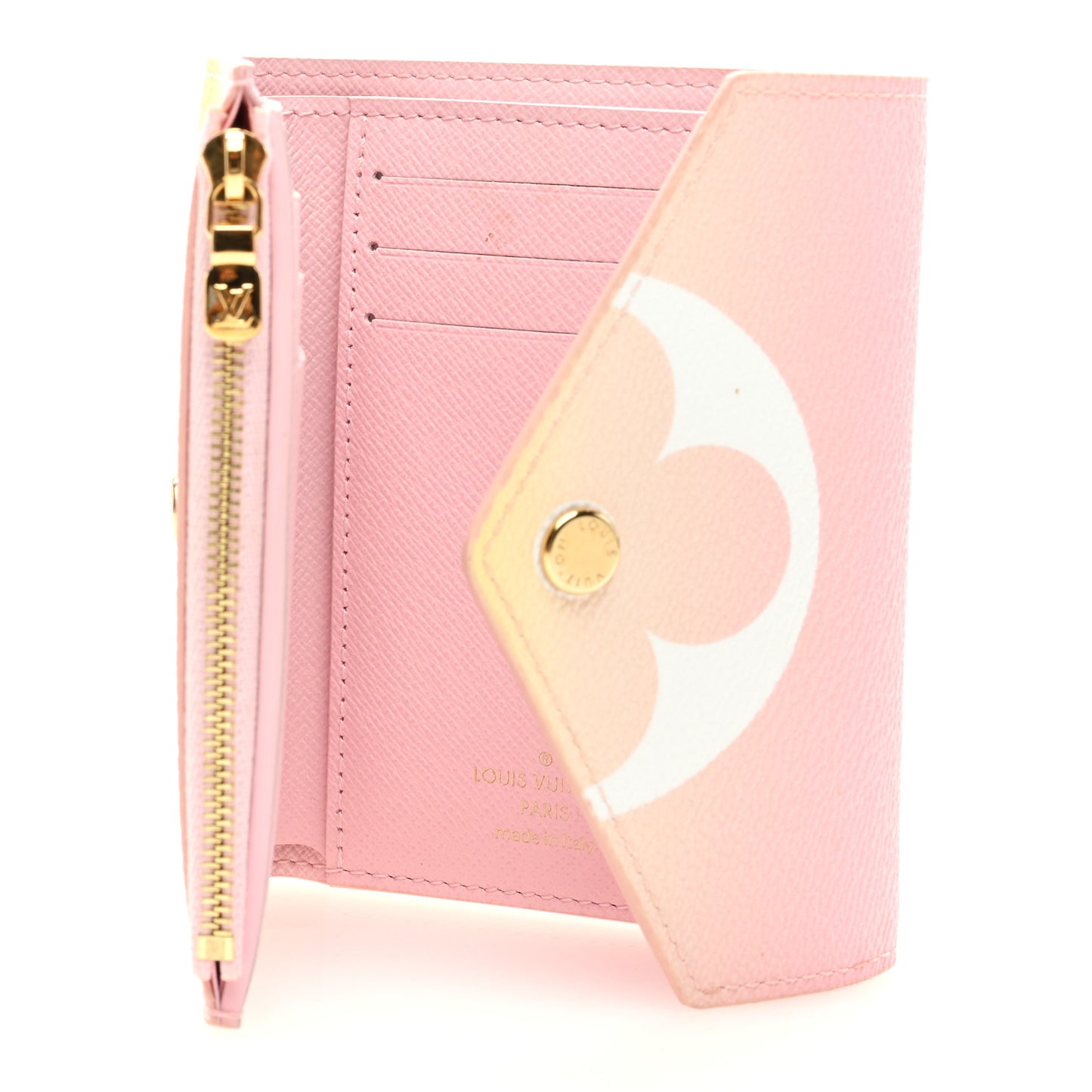 LOUIS VUITTON Monogram Giant By The Pool Victorine Wallet Light Pink