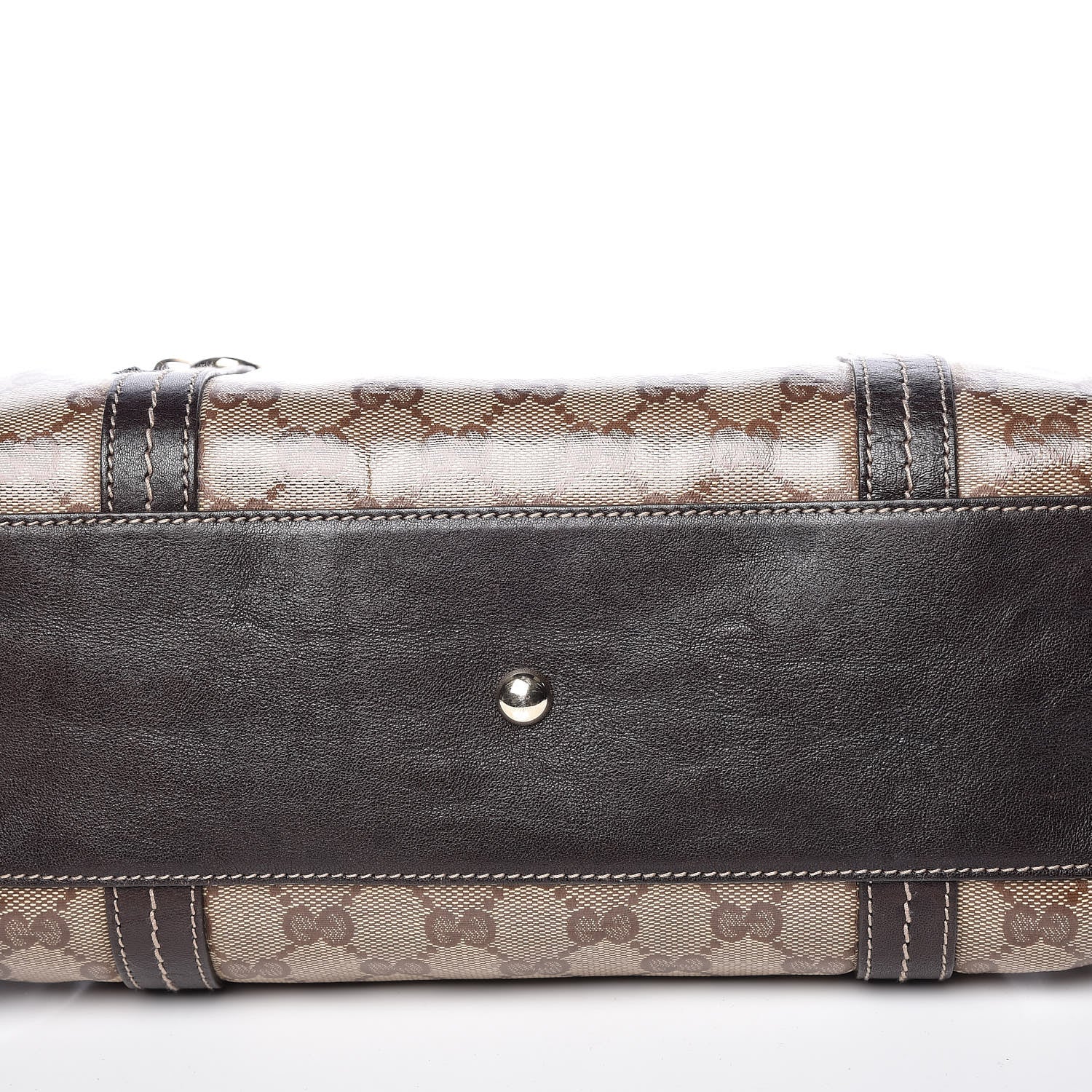 Gucci Crystal Monogram Duchessa Boston Bag Brown 10 of 10