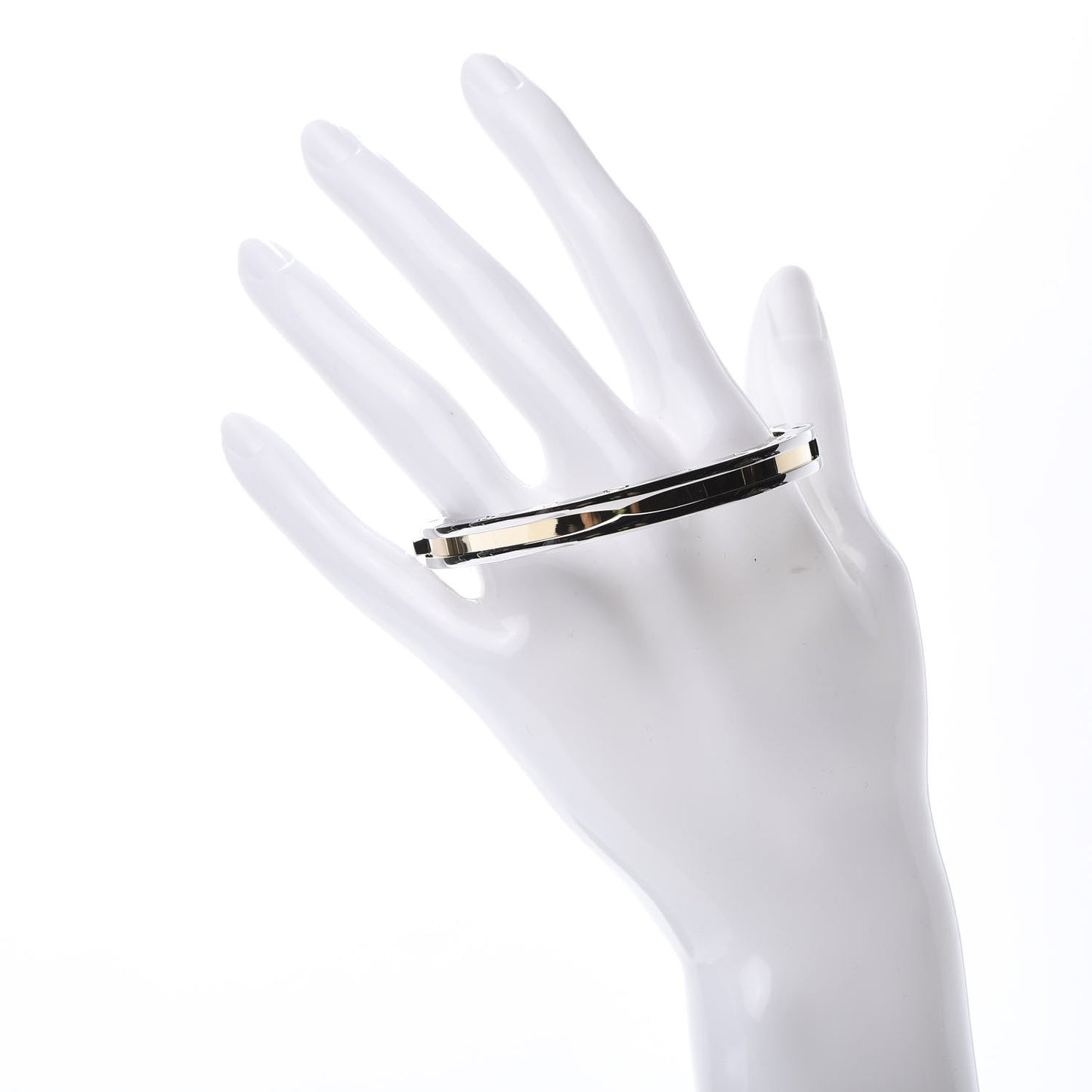 18K Yellow Gold Stainless Steel B.Zero1 Bangle Bracelet
