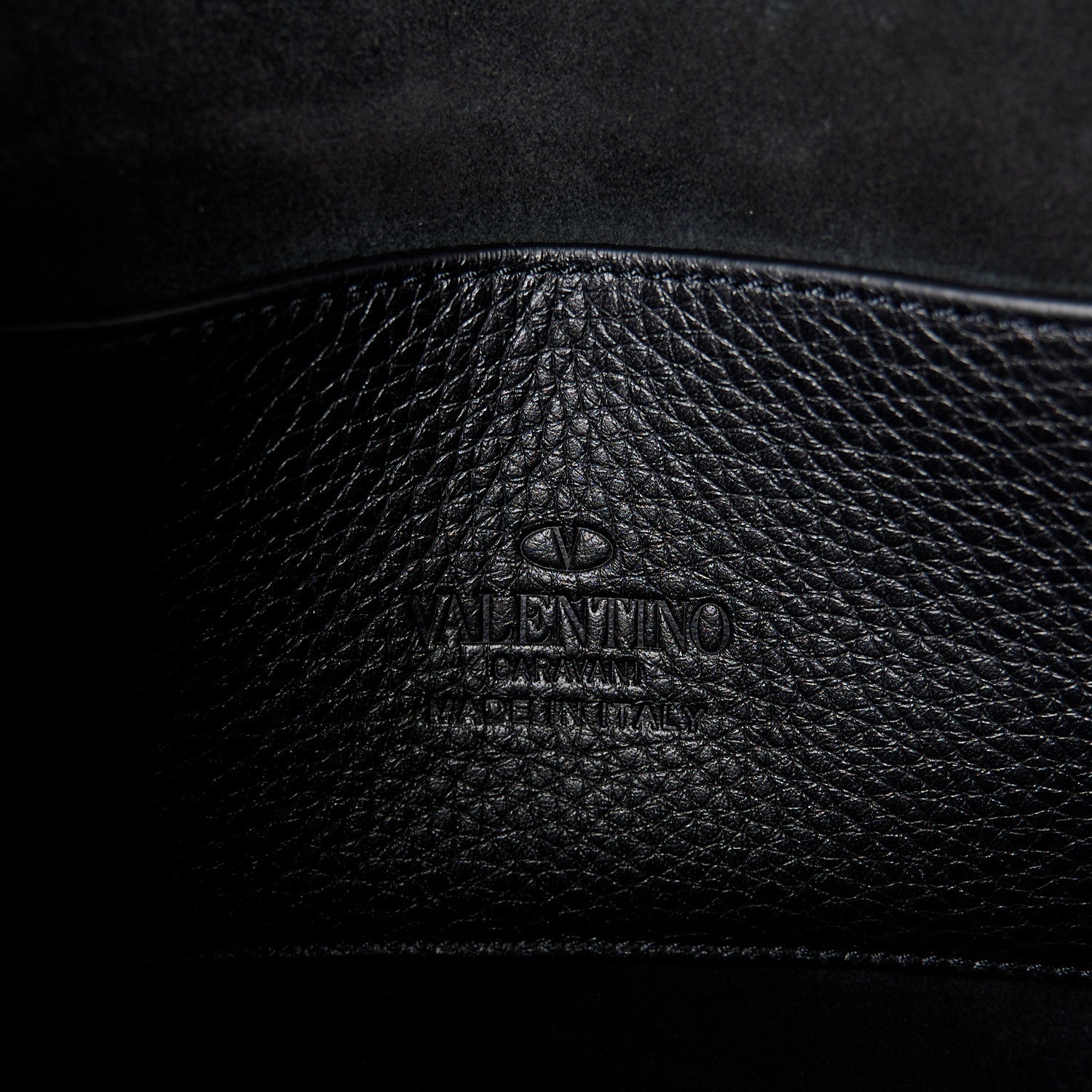 Valentino Garavani Pebbled Calfskin Medium Rockstud Flip Lock Crossbody Bag Black 5 of 9