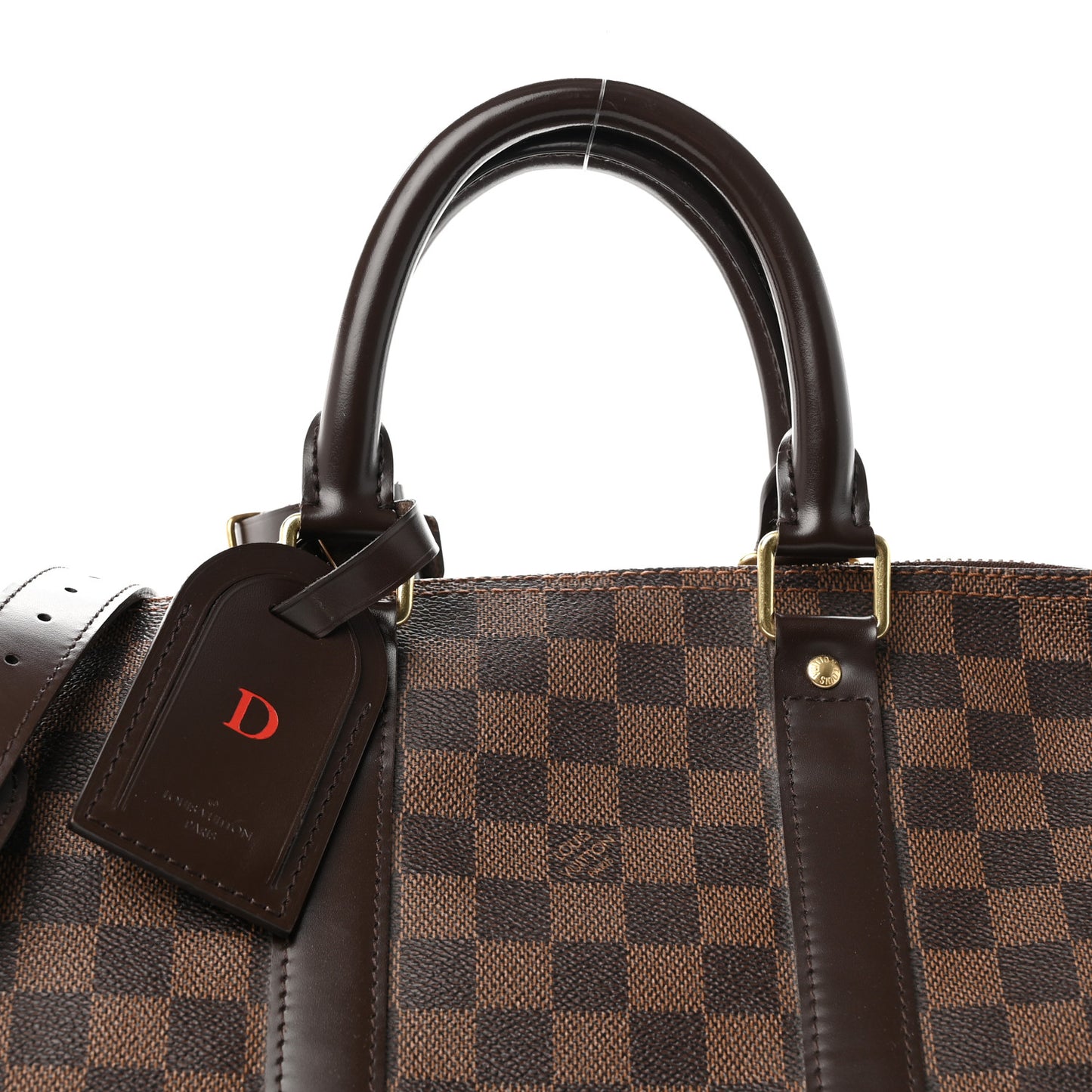 LOUIS VUITTON Damier Ebene Keepall Bandouliere 45