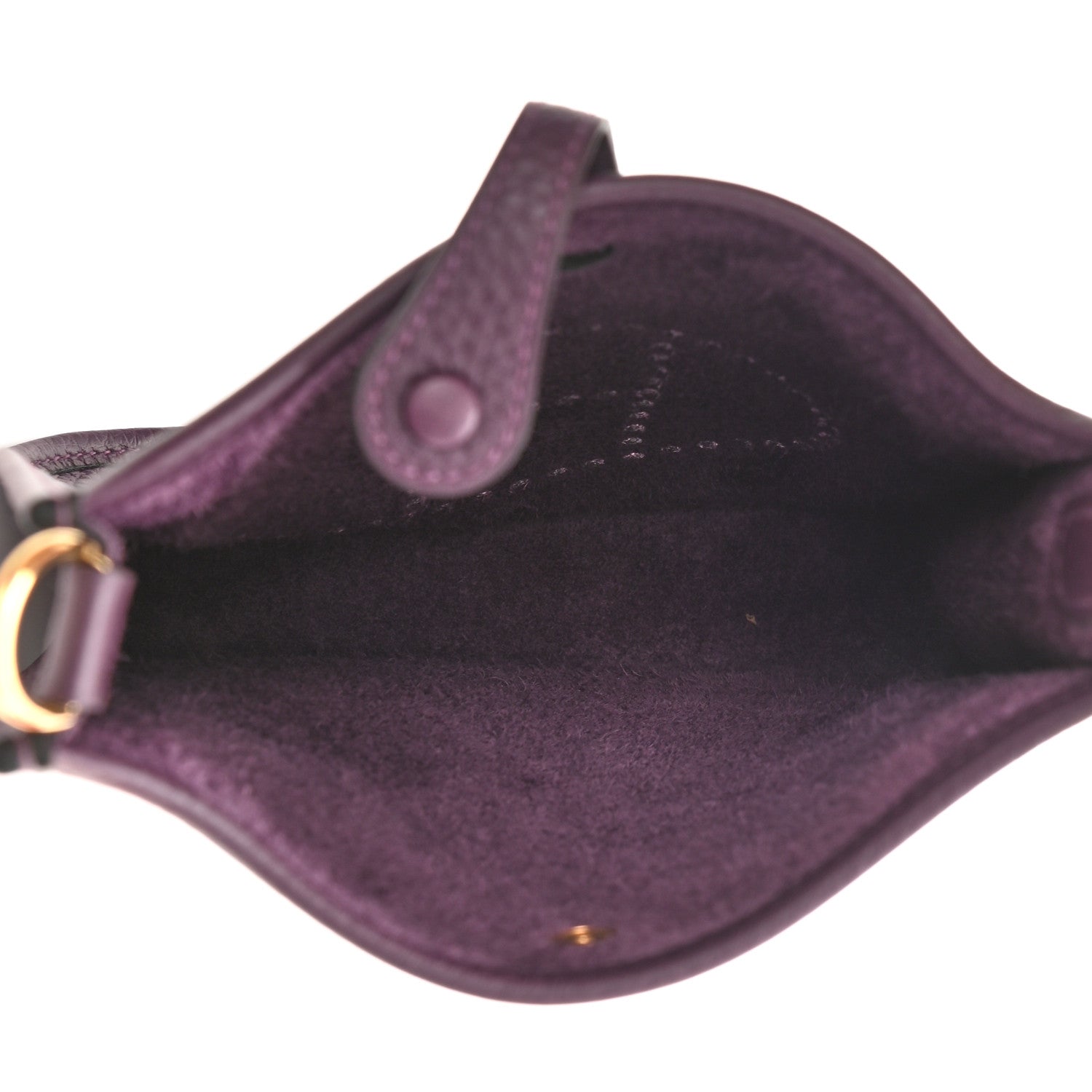 Hermes Taurillon Clemence Amazone Evelyne TPM Cassis Rouge Grenat 5 of 11