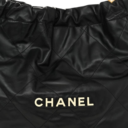 Chanel Calfskin Quilted Chanel 22 Black 9 of 11