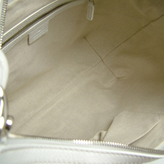 Guccissima Medium Techno Horsebit Hobo White