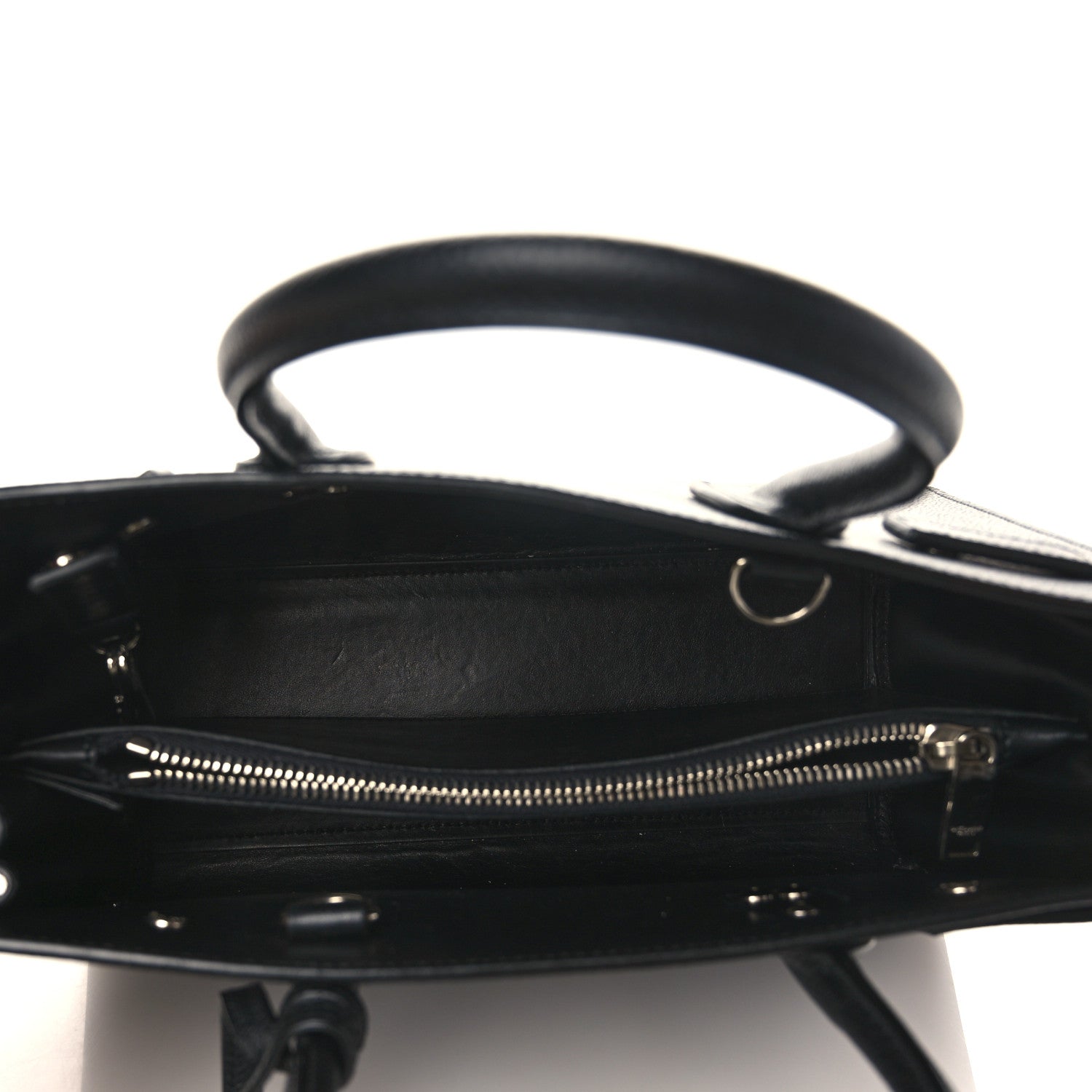 Saint Laurent Grained Calfskin Baby Sac De Jour Black 5 of 10
