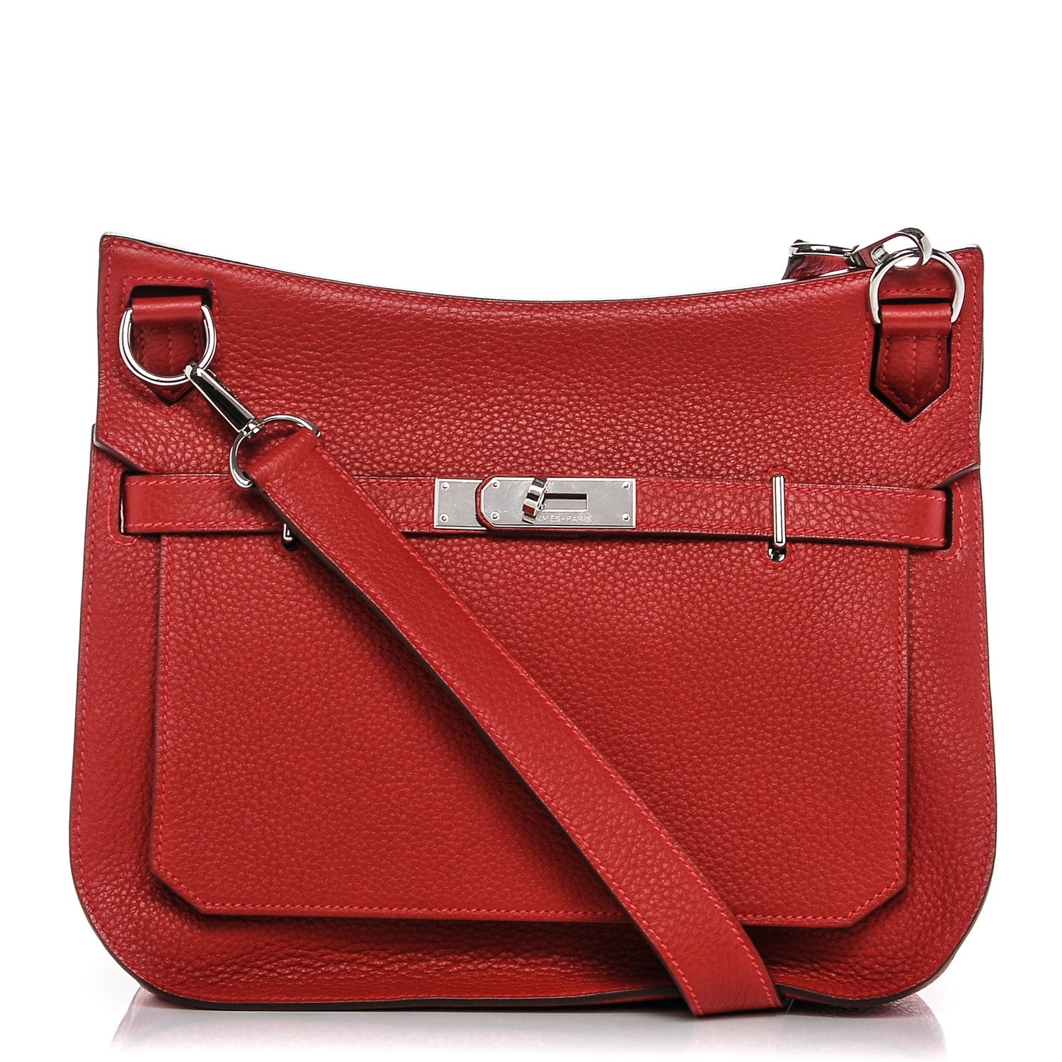 Hermes Taurillon Clemence Jypsiere 28 Rouge Casaque 1 of 7