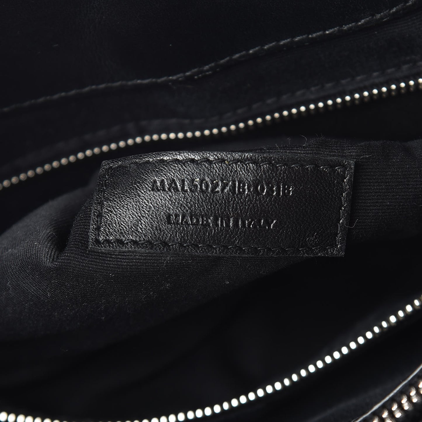 Calfskin Y Quilted Monogram Large Loulou Shopper Black