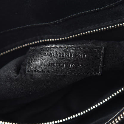 Saint Laurent Calfskin Y Quilted Monogram Large Loulou Shopper Black 8 of 12