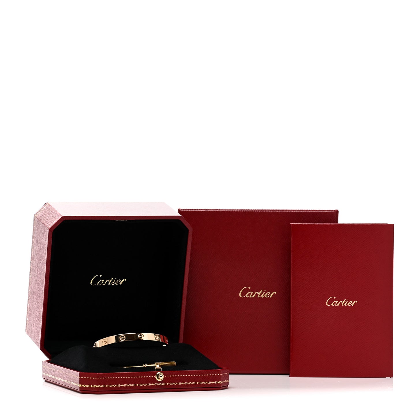 18K Yellow Gold LOVE Bracelet 17