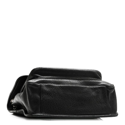 Saint Laurent Grained Lambskin Monogram Medium Niki Chain Satchel Black 4 of 10