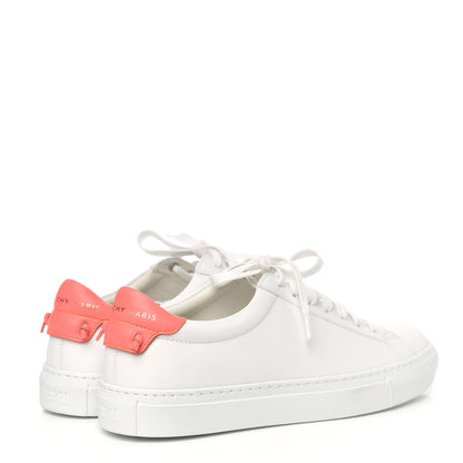 Givenchy Calfskin Womens Urban Street Sneakers 37 White Neon Pink 4 of 9