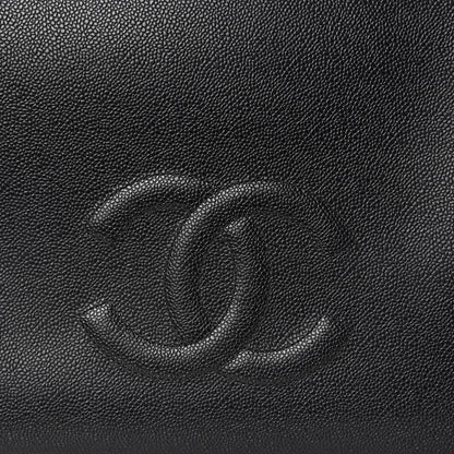 Chanel Caviar Large CC Shoulder Bag Black 11 of 15