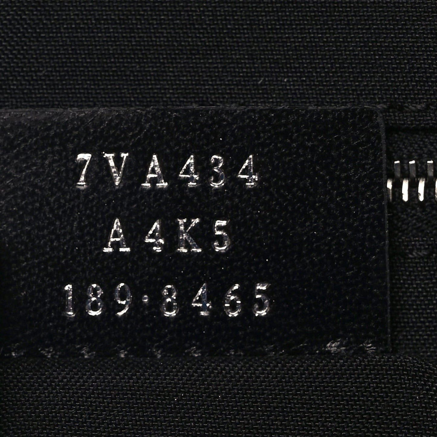 Vitello Century Bi-Color FF 1974 Embossed Belt Bag Maya Black