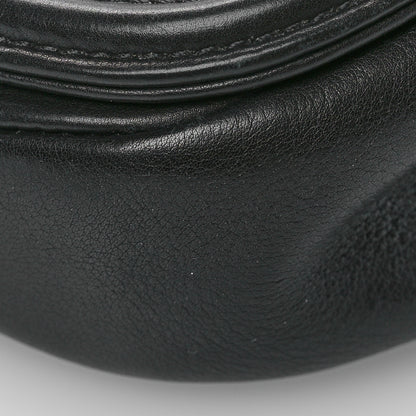 Chanel Calfskin Quilted Small Underline Flap Black 10 of 11