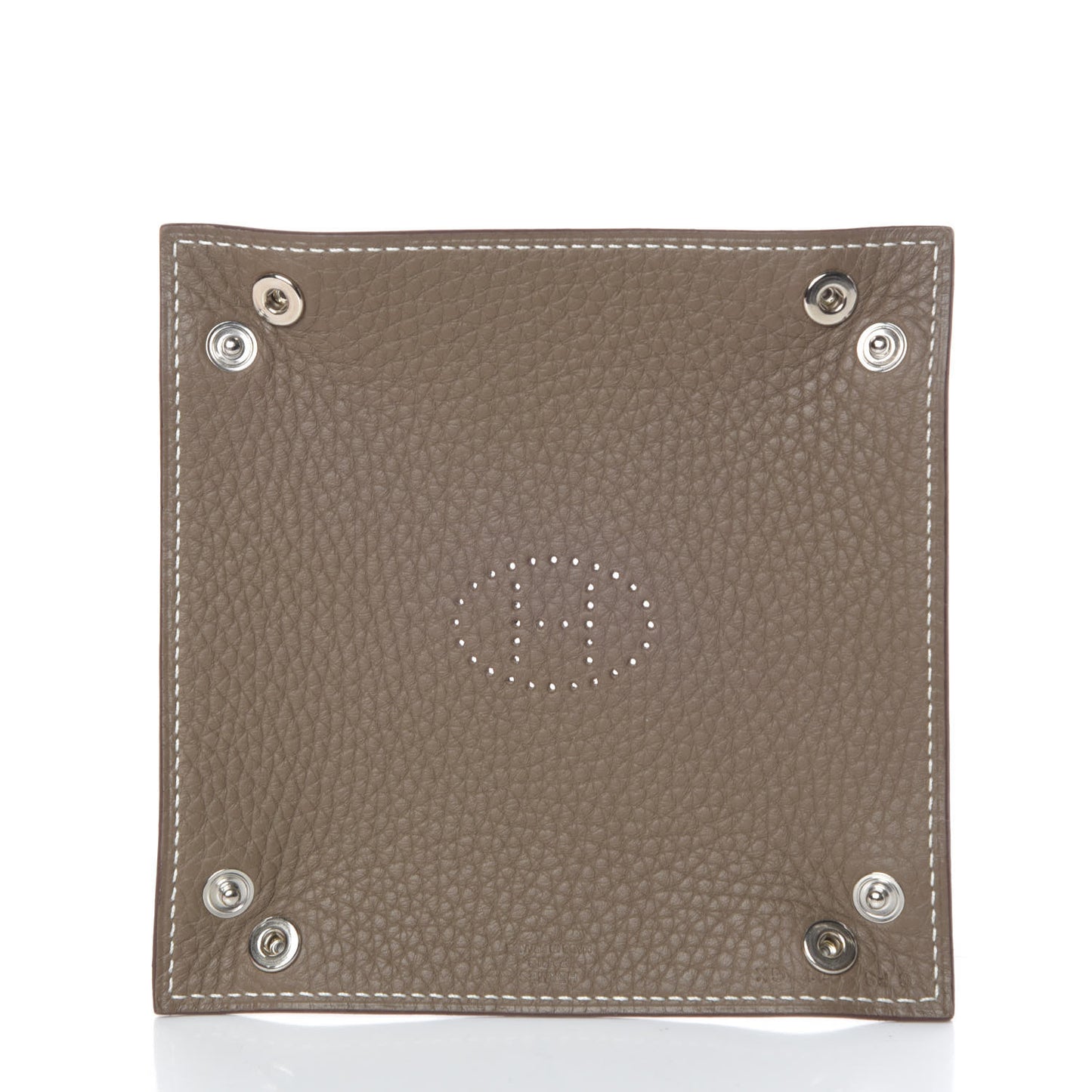 Taurillon Clemence Mises et Relances Change Tray Etoupe
