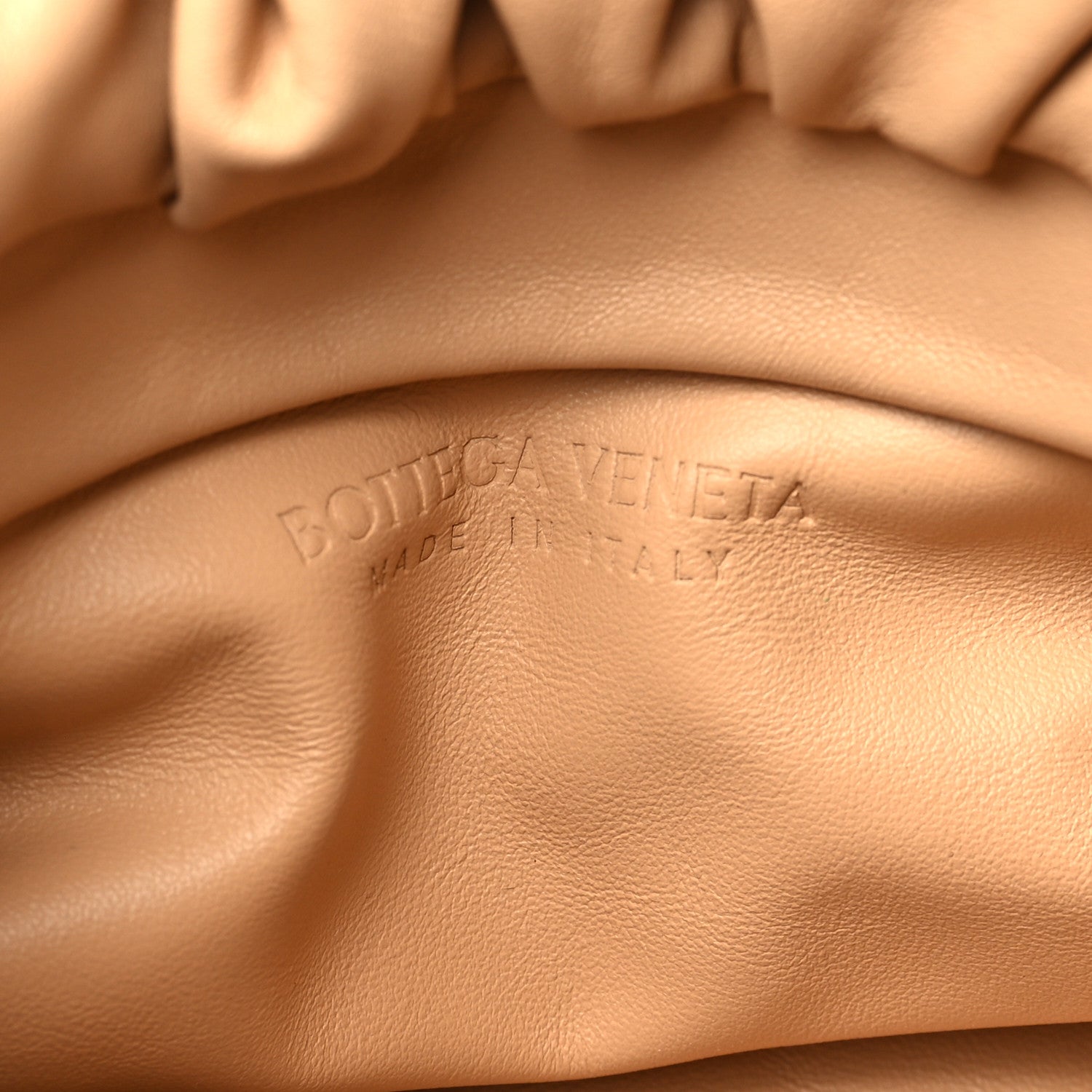 Bottega Veneta Calfskin The Pouch Chain Almond 6 of 10