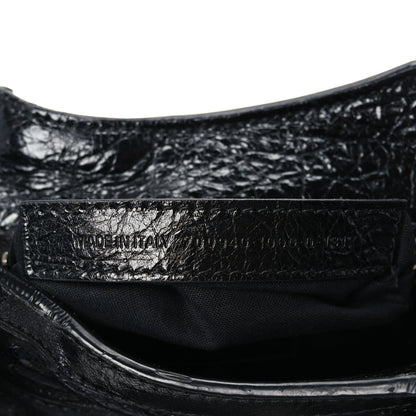 Balenciaga Agneau Arena Crystal Neo Cagole Handbag XS Black 8 of 12