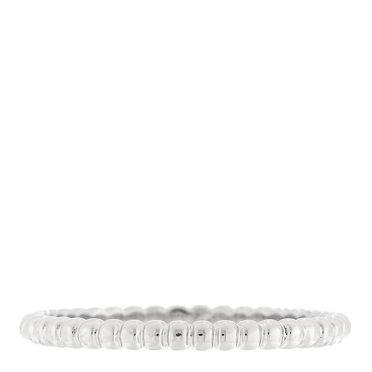 18K White Gold Small Perlee Ring 61 9.5