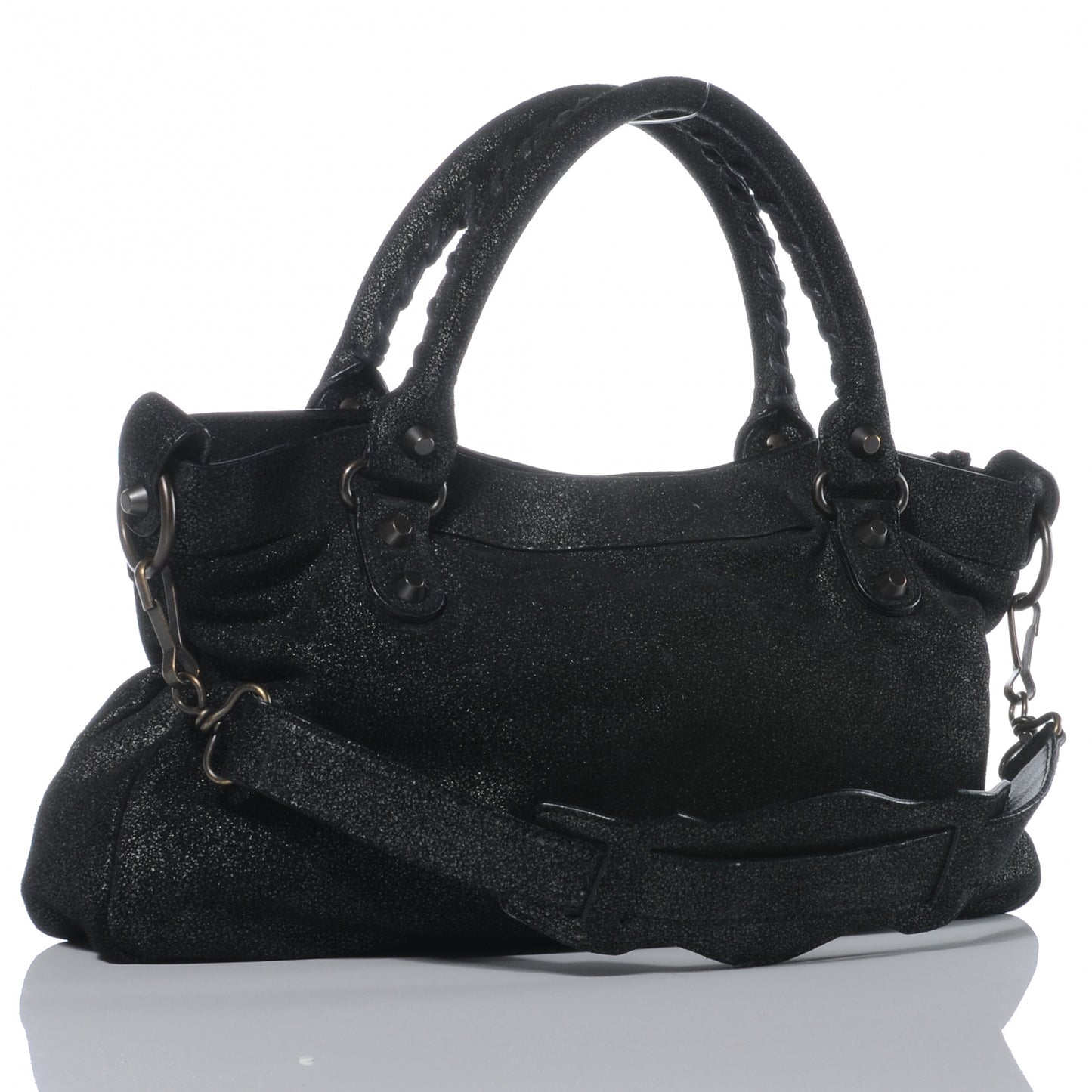 Craquele Calfskin First Black