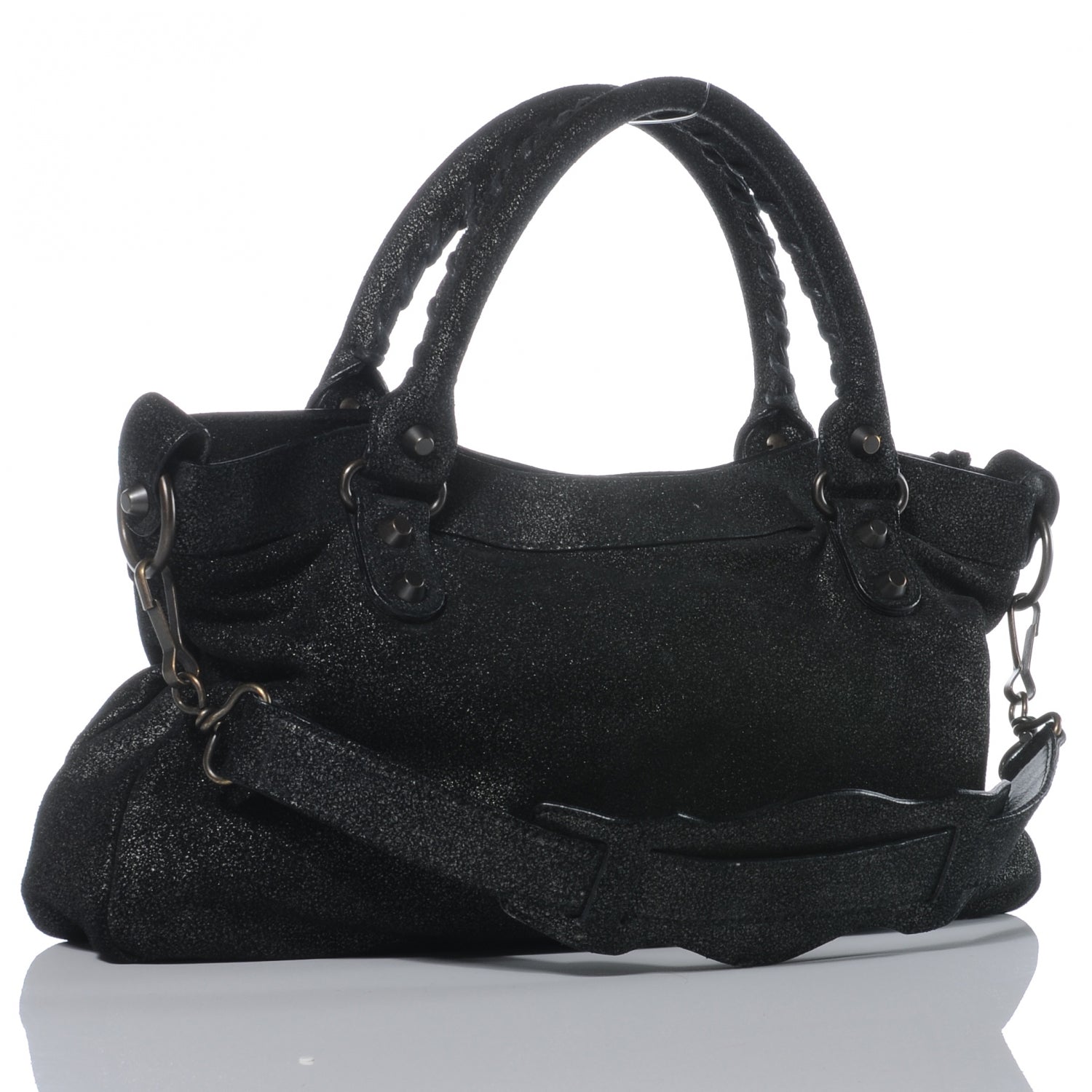 Balenciaga Craquele Calfskin First Black 3 of 7