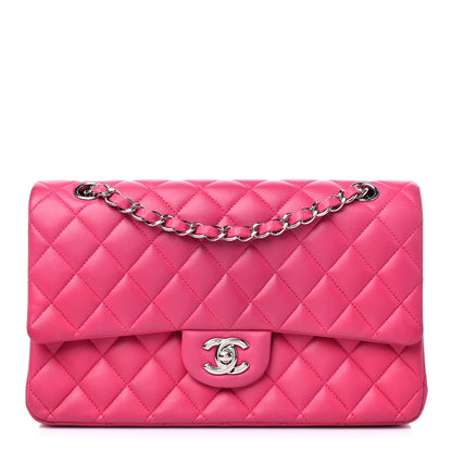 Chanel Lambskin Quilted Medium Double Flap Pink 1 of 16
