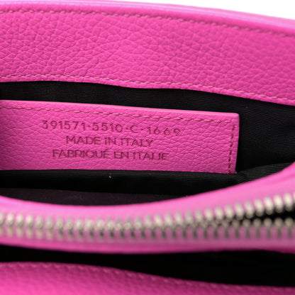 Balenciaga Grained Calfskin Le Dix Mini Soft Cartable Rose Fluo 9 of 16