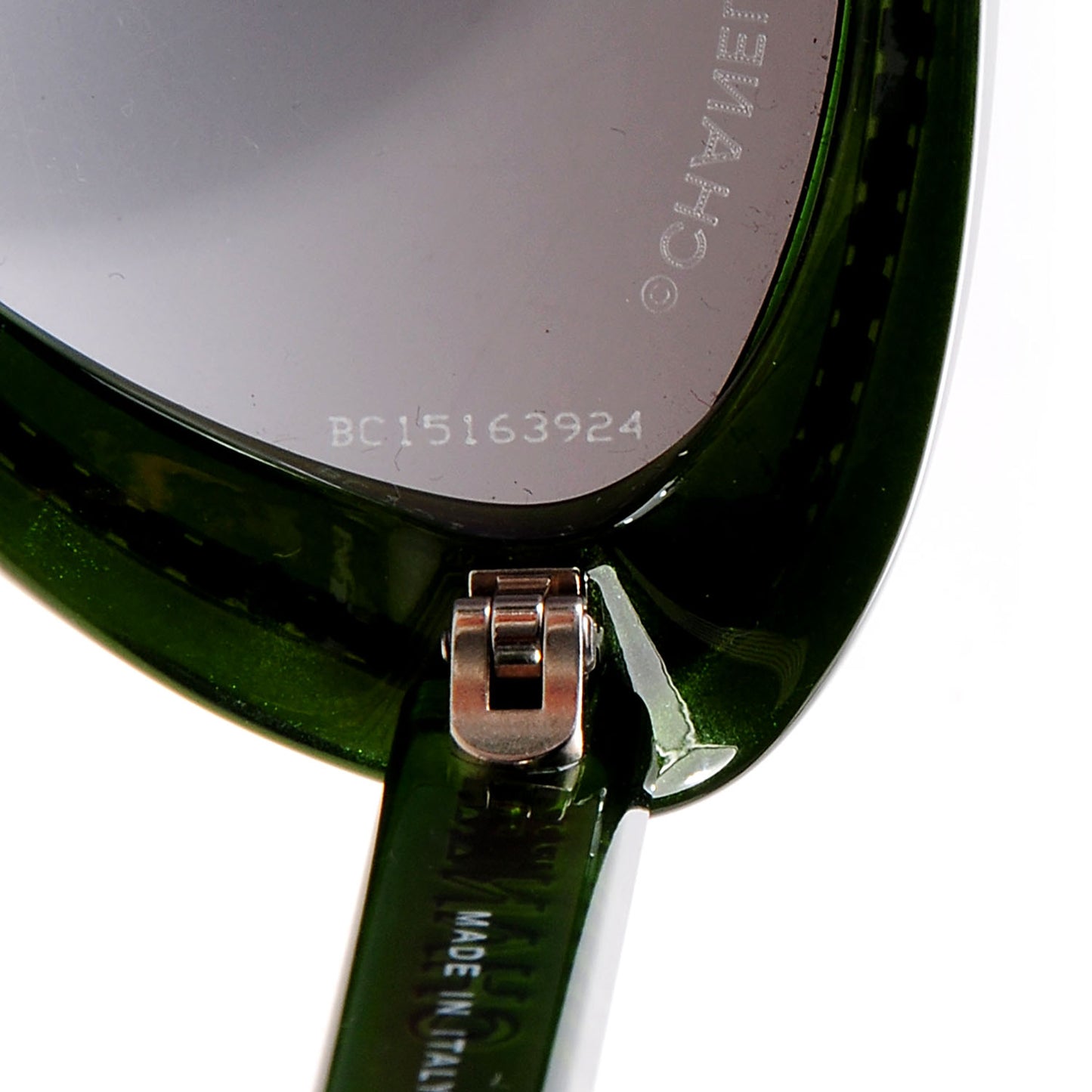 Cat Eye Chain Sunglasses 6039 Green