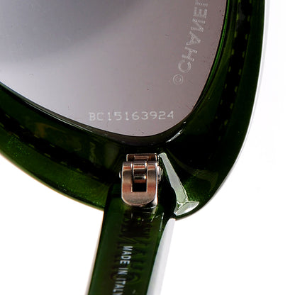 Chanel Cat Eye Chain Sunglasses 6039 Green 4 of 6
