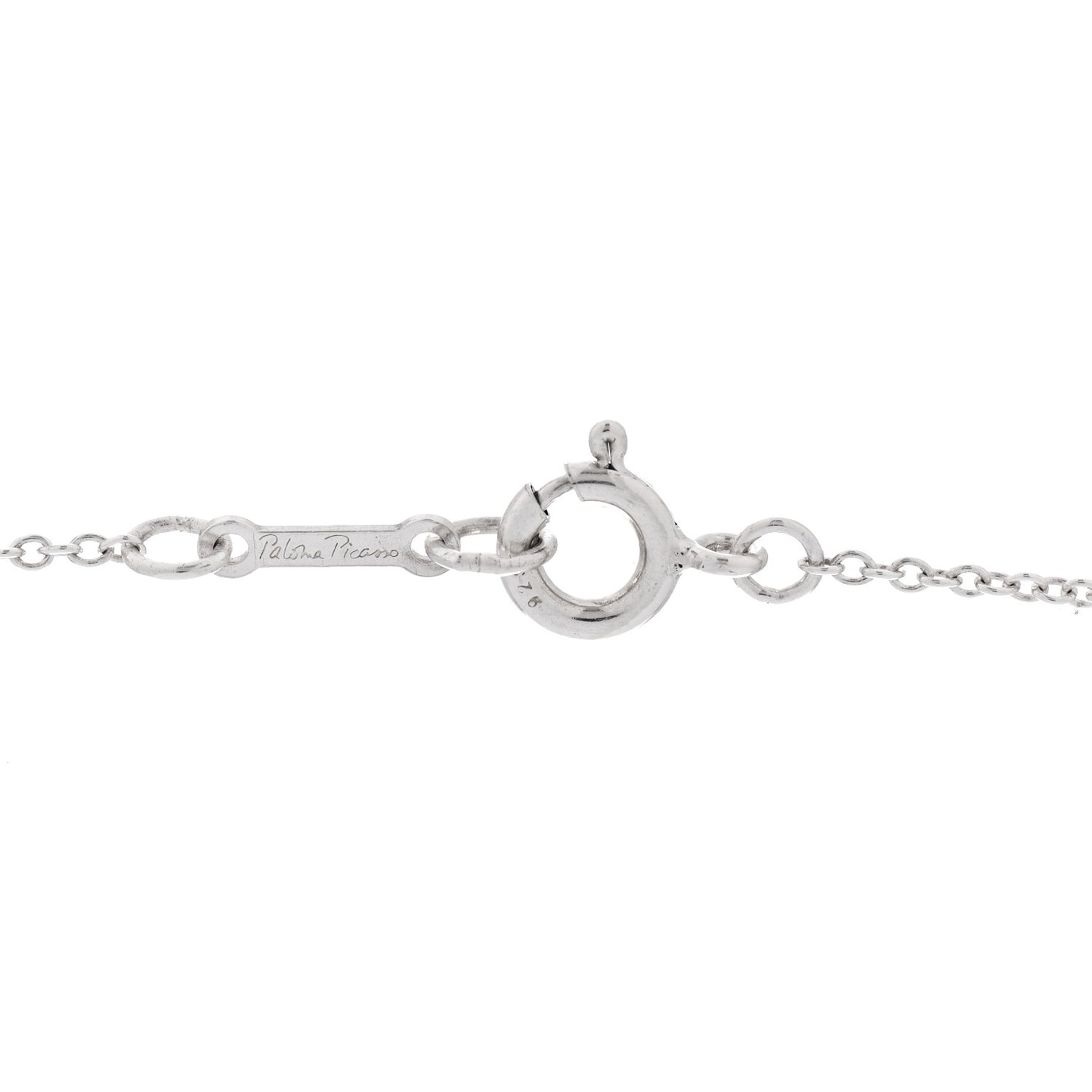 Sterling Silver Paloma Picasso Tenderness Cross Pendant Necklace