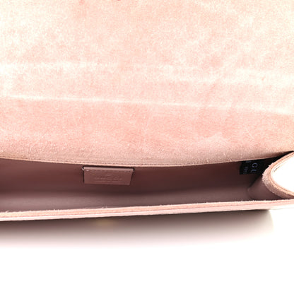 Gucci Patent Microguccissima Small Broadway Clutch Dark Cipria 5 of 7