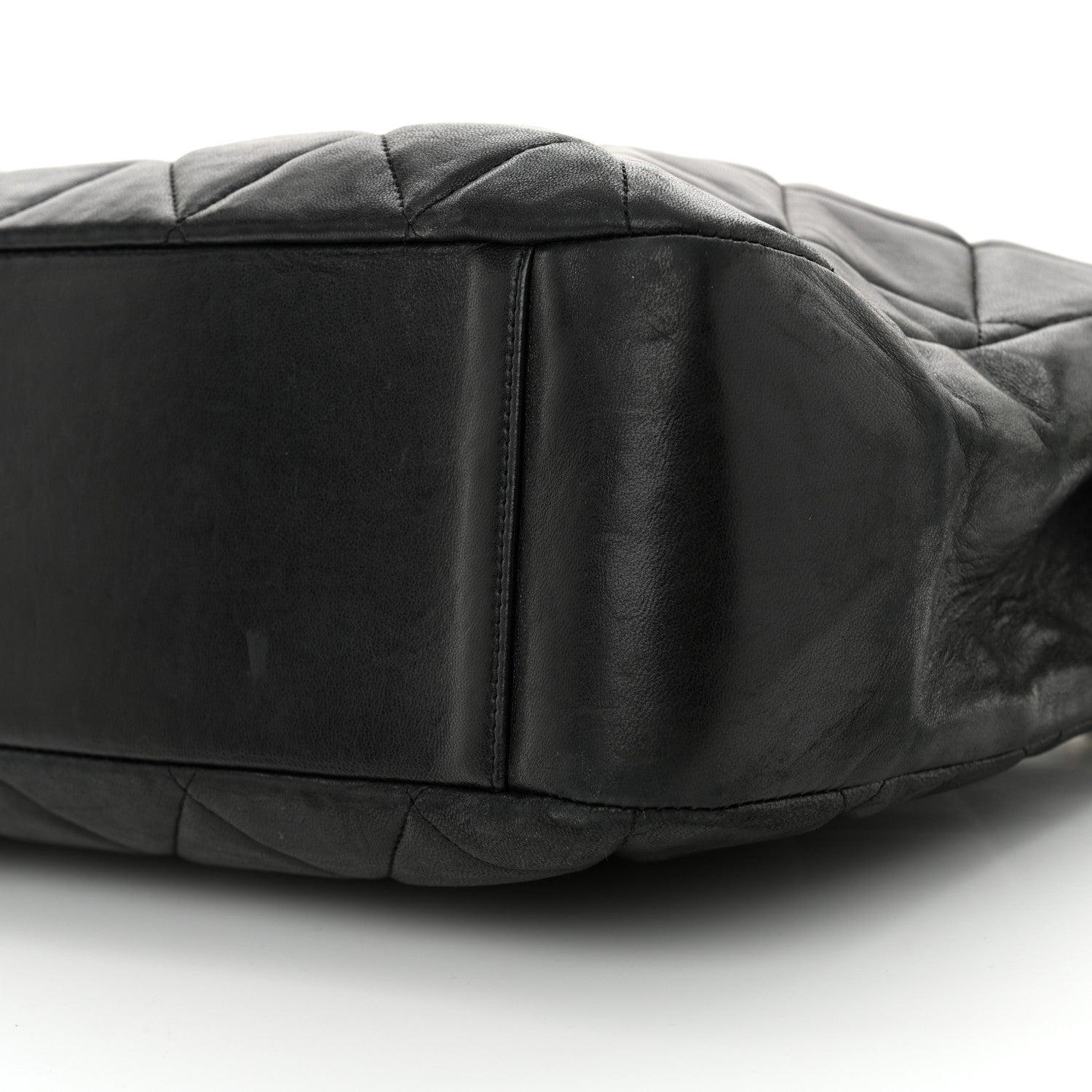 Chanel Lambskin Quilted Shoulder Bag Black 11 of 15