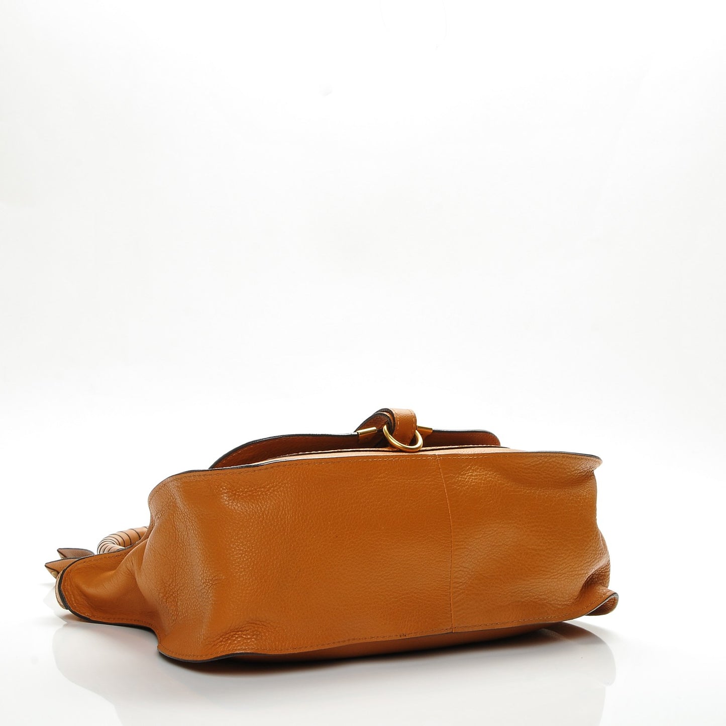 Calfskin Medium Marcie Satchel Light Tan