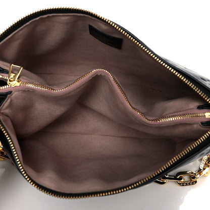 Louis Vuitton Lambskin Embossed Monogram Coussin PM Black 5 of 9