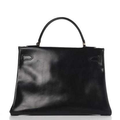 Hermes Box Kelly Retourne 32 Black 5 of 36