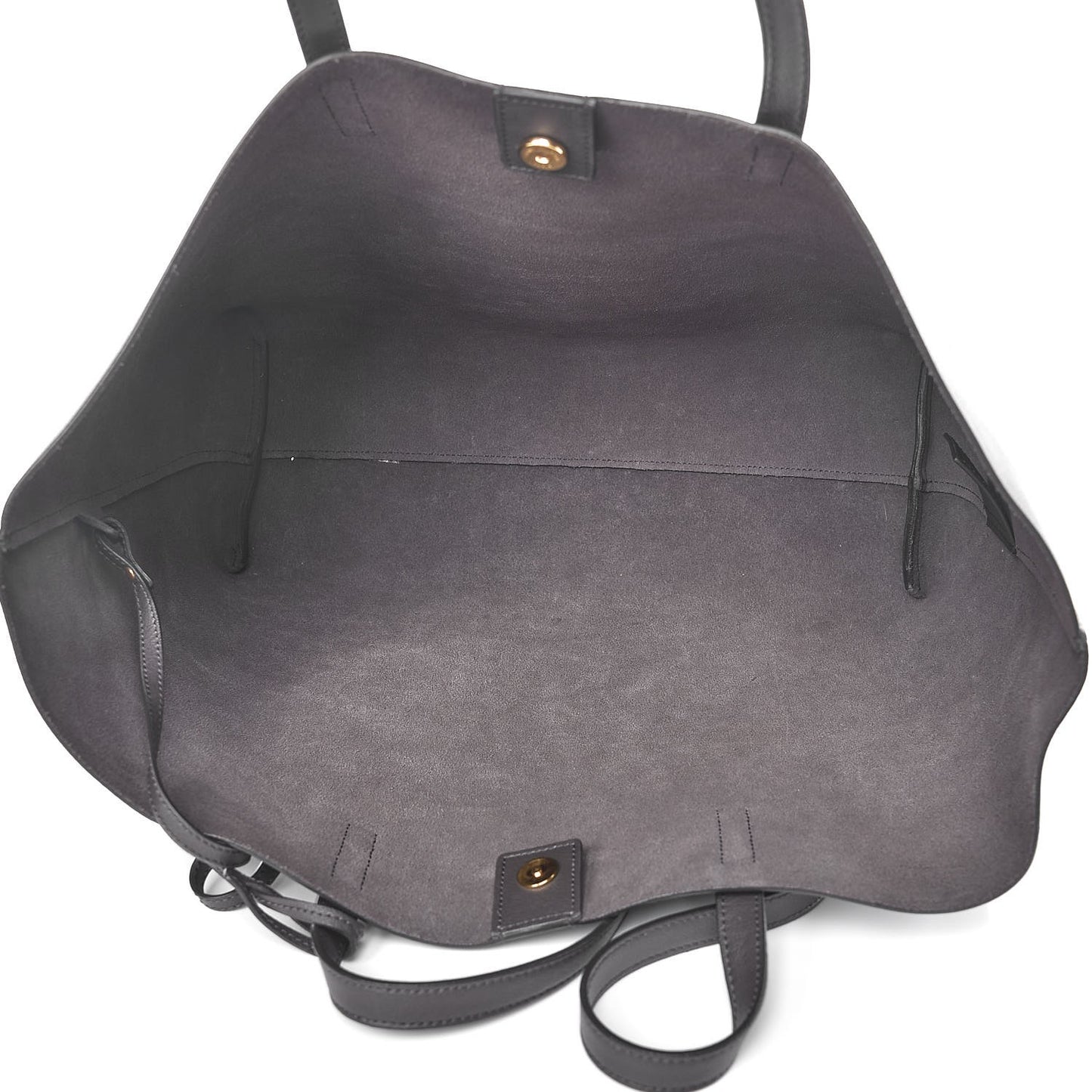 Calfskin Large Shopping Tote Dark Grey