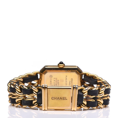 Chanel Stainless Steel Lambskin 20mm Chain Premiere Quartz Watch Gold M 4 of 9